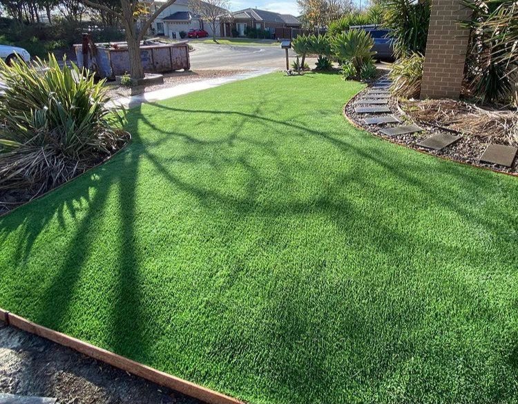 Artificial grass installation near Casey